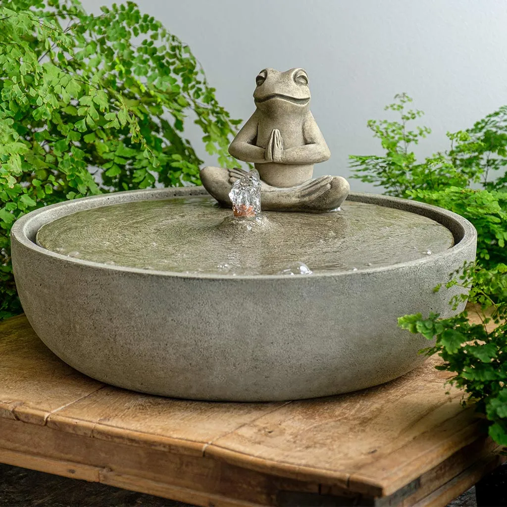 Campania Yoga Frog Fountain