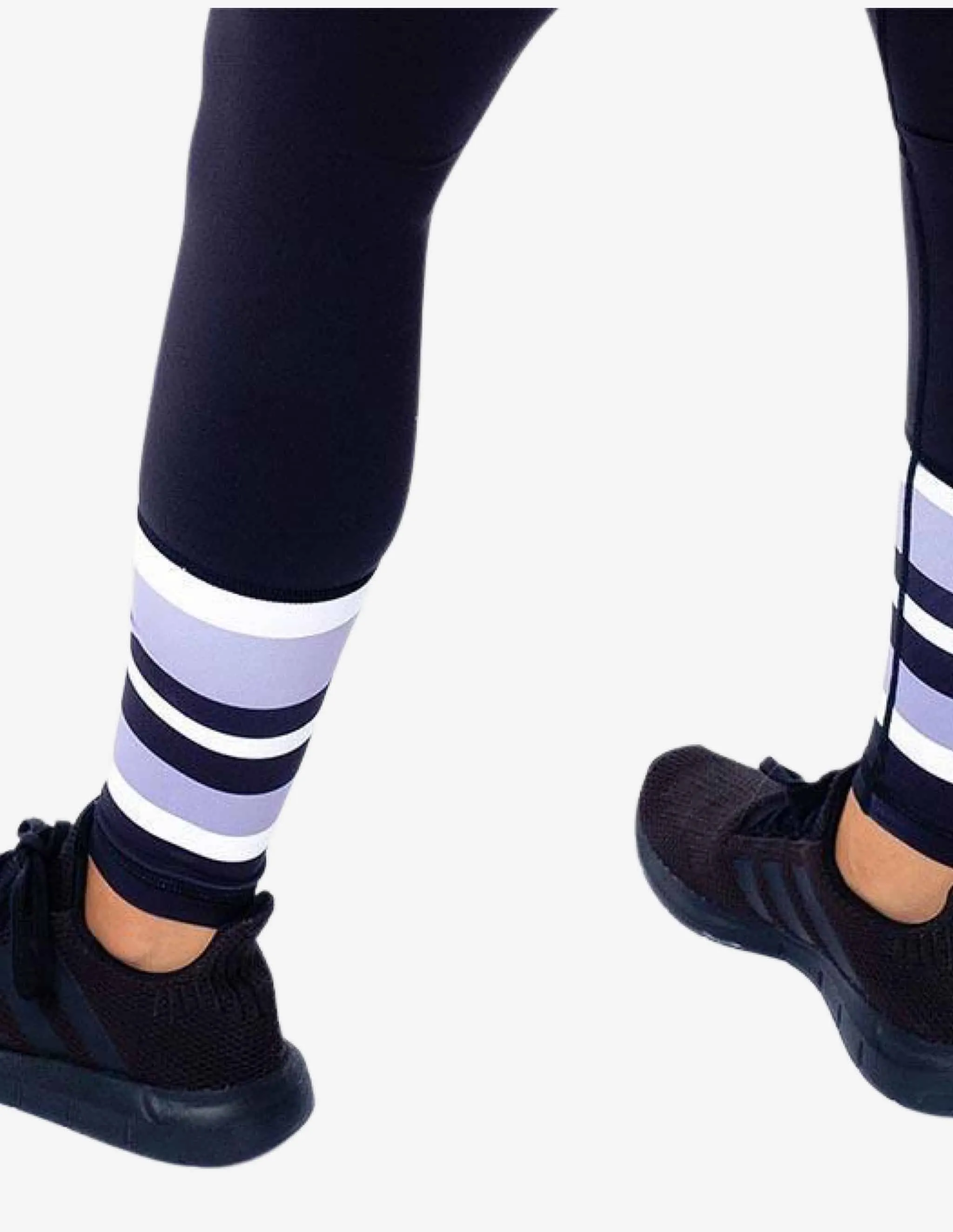 Candy Stripe Full Length Leggings