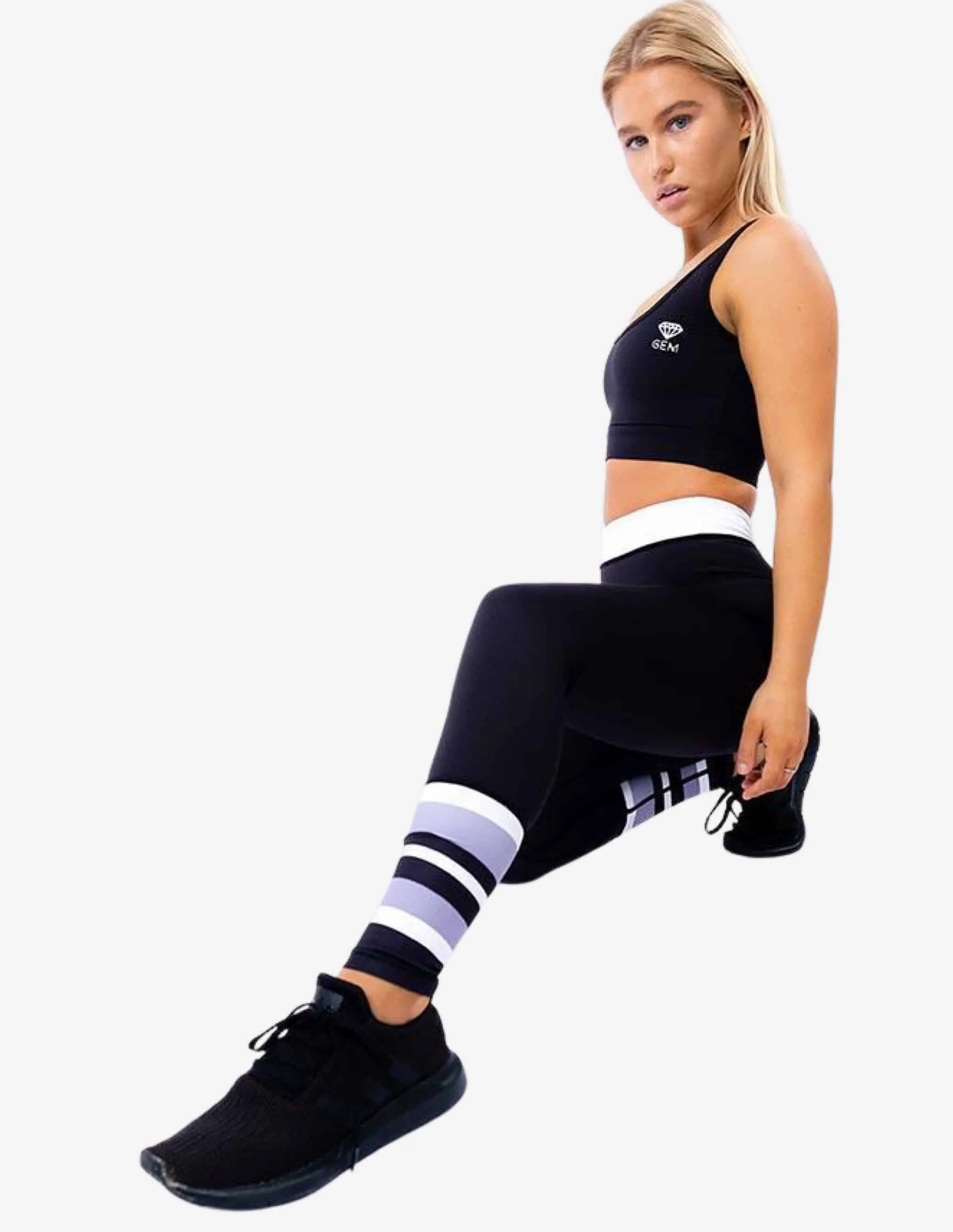 Candy Stripe Full Length Leggings