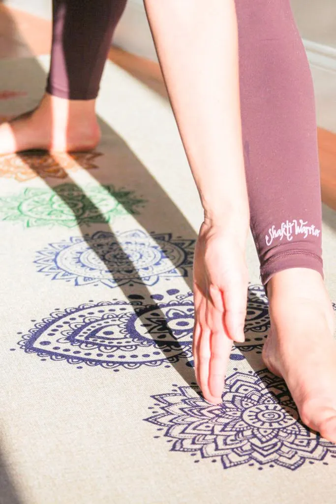 CHAKRA HEMP YOGA MAT Extra Long & Wide