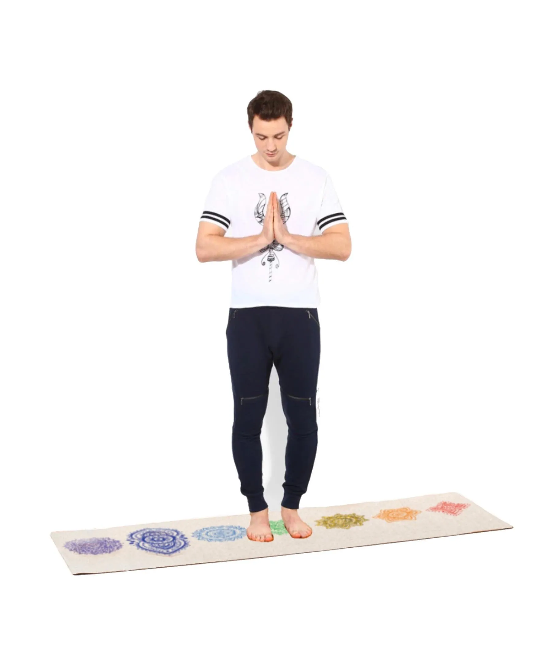 CHAKRA HEMP YOGA MAT Extra Long & Wide