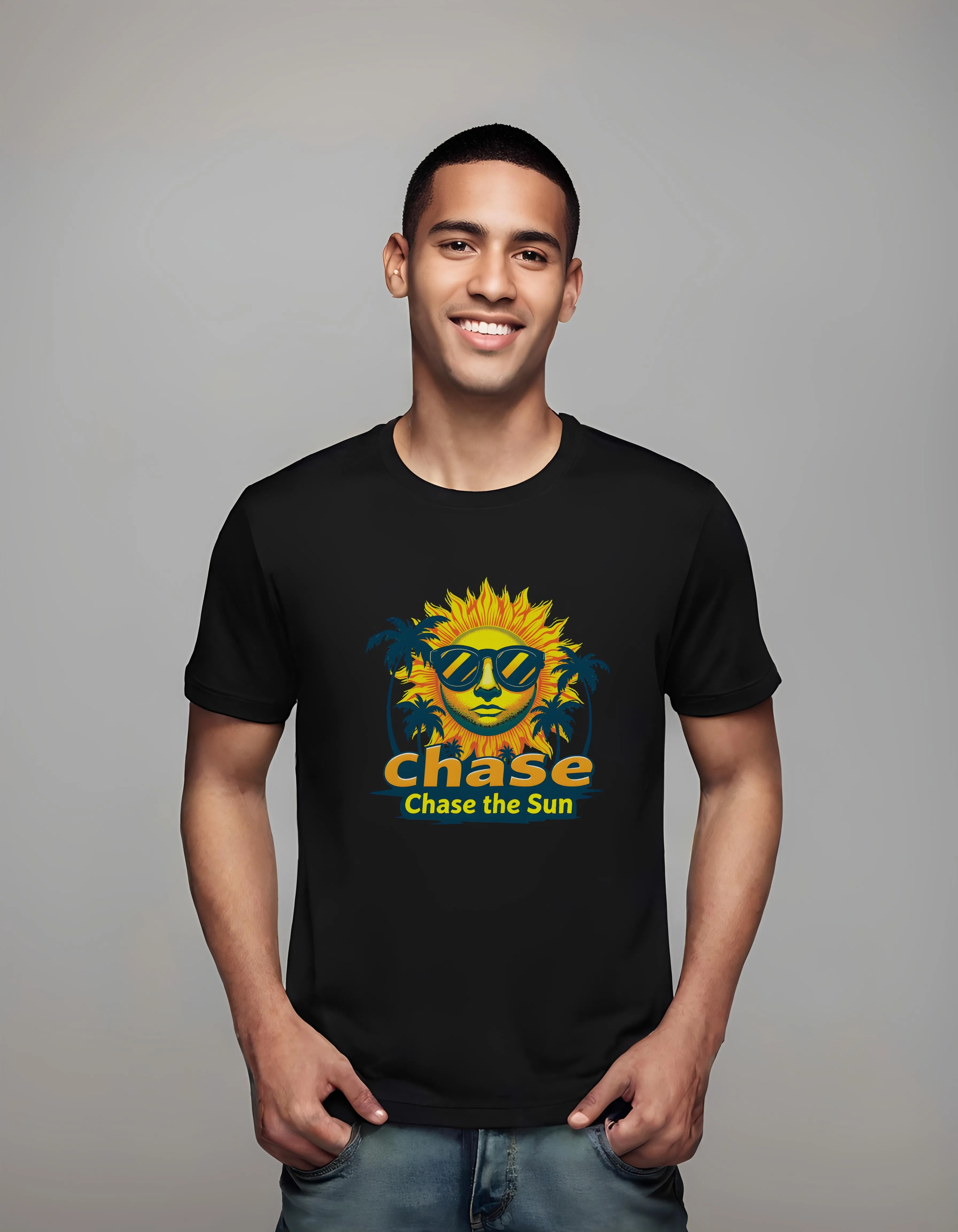 Chase the Sun Tropical Design | Classic T-Shirt (Unisex)