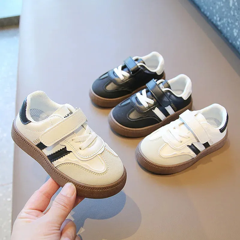 Children Sport Training Shoes Boys Girls Moral Training Fashion Sneakers Kids Soft Soled Casual Shoes Skate Shoes