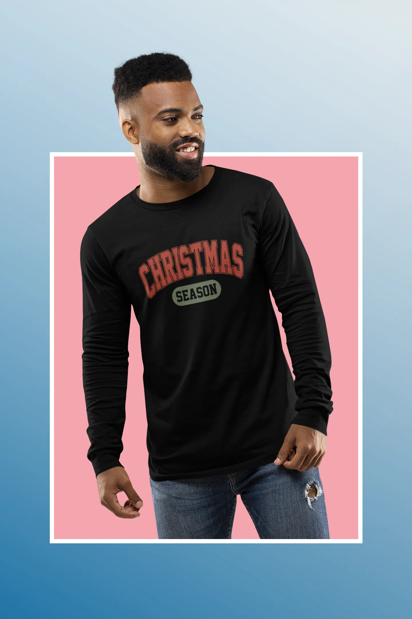 CHRISTMAS SEASON LONG SLEEVE TEE