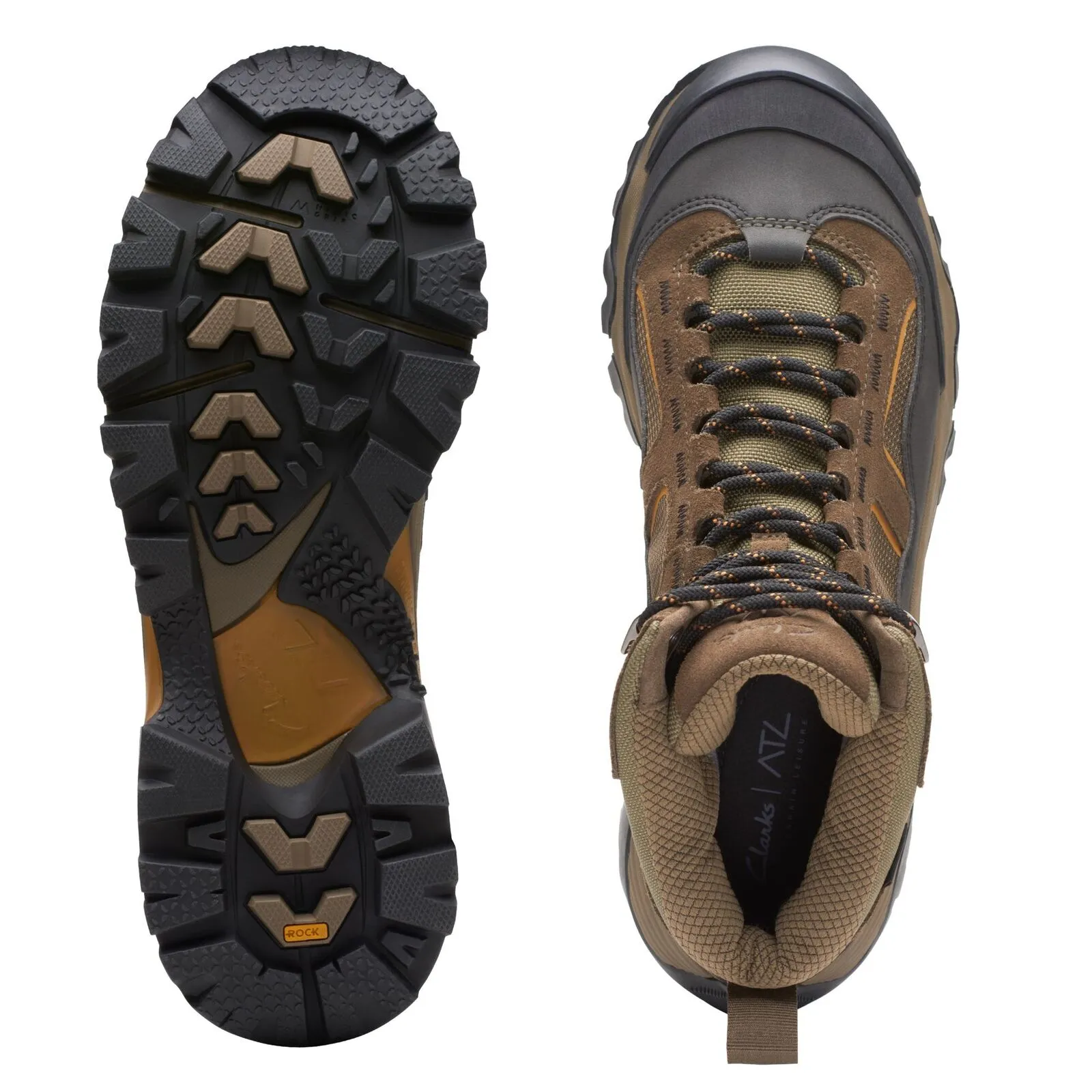 Clarks Men's ATL Hike Hi GORE-TEX Dark Olive Combi 26173672