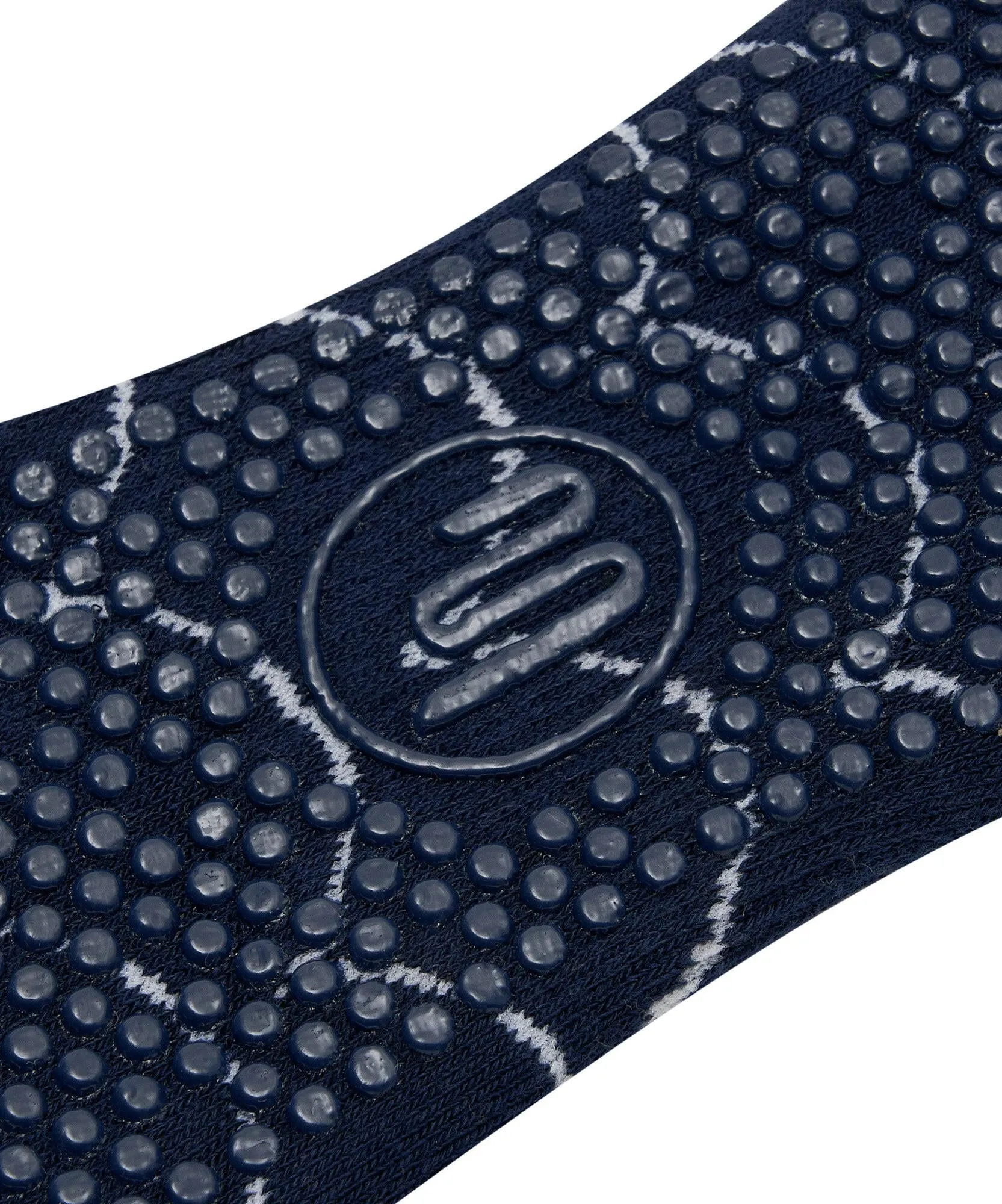 Classic Low Rise Grip Socks - Scallop Navy