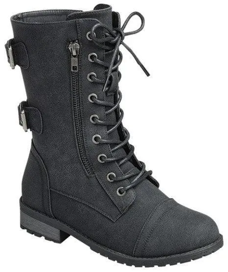 COMBAT BOOT DISTRESSED