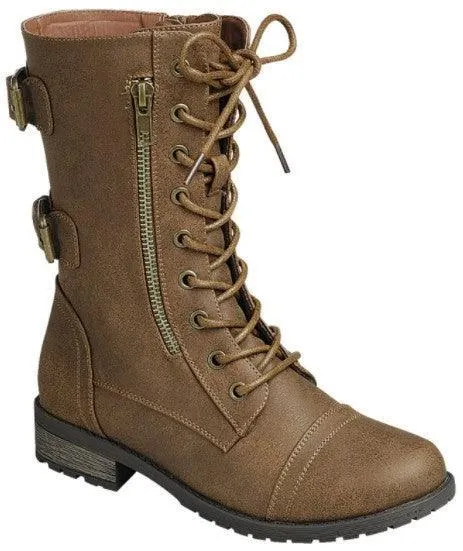 COMBAT BOOT DISTRESSED