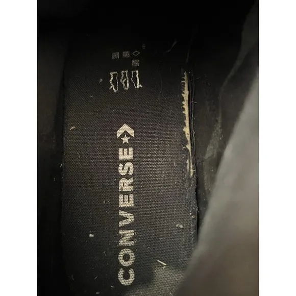 Converse Chuck Taylor All Star  Black Shoes Unisex Size M 11.5 W 13.5