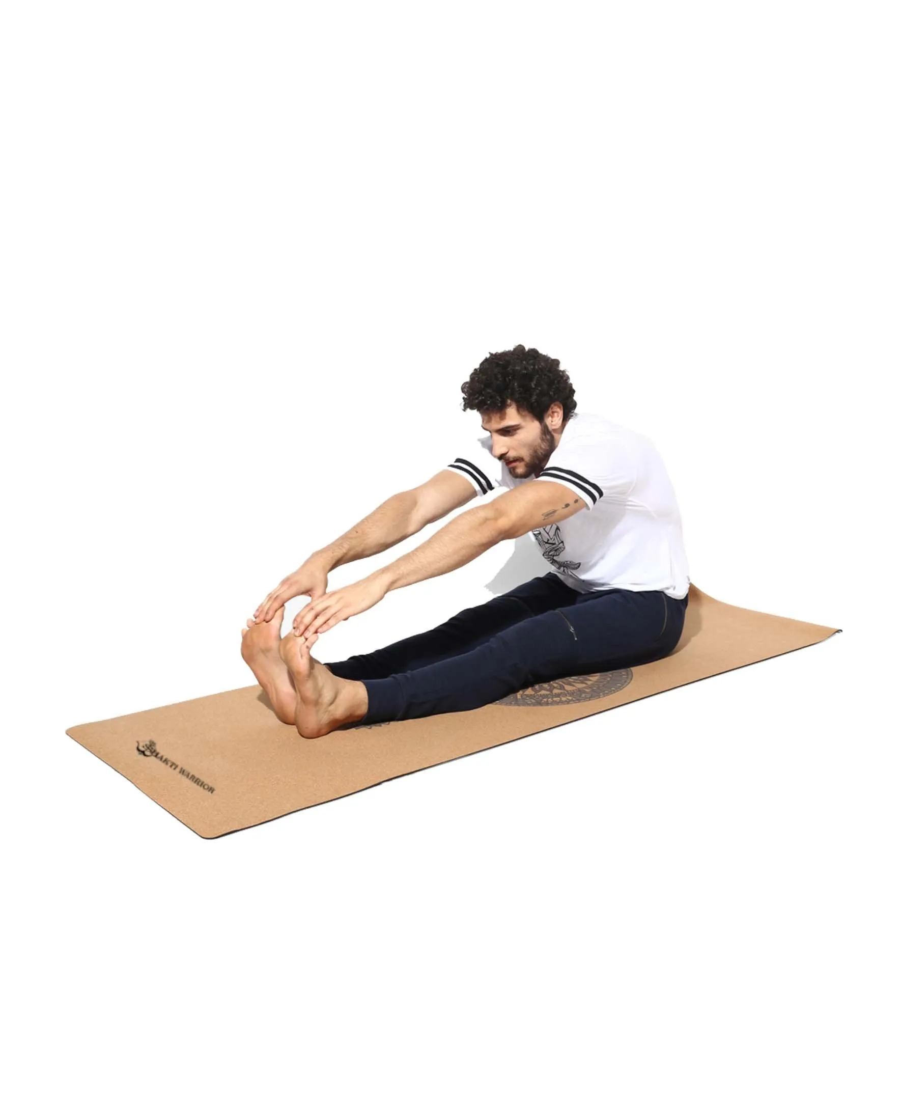 Cork Yoga mat - MANDALA PRO EXTRA LONG & WIDE