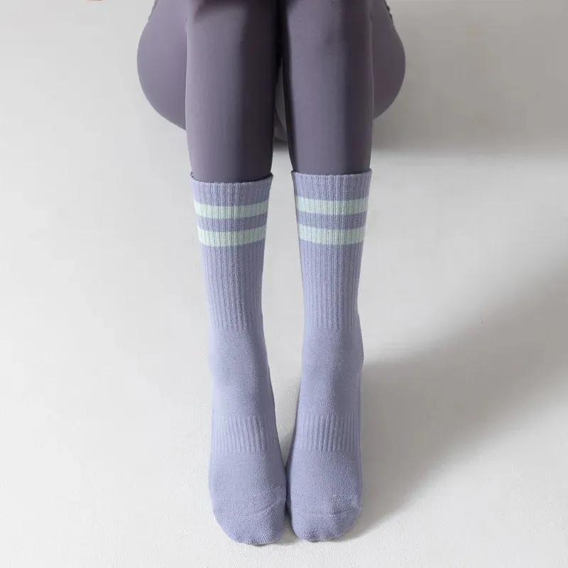 Cotton Thickened Terry Yoga Socks