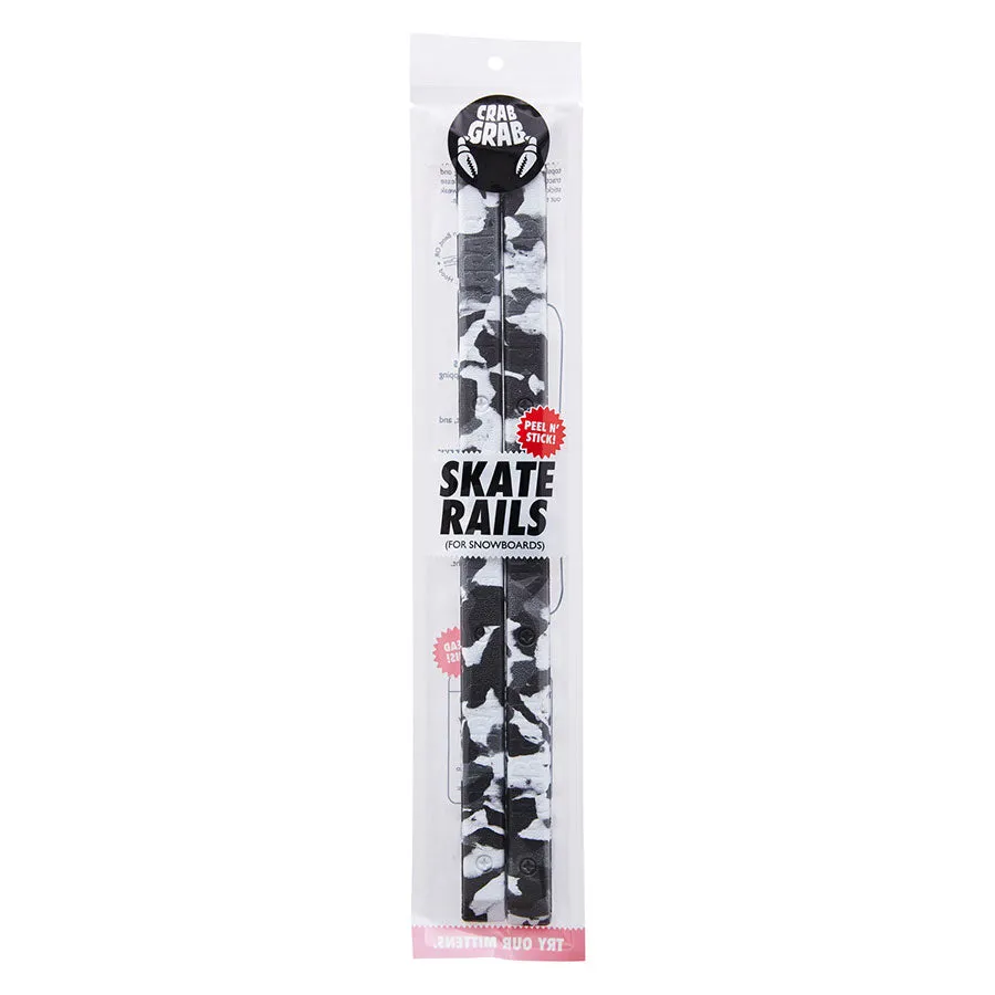 Crab Grab Skate Rails Traction - Black White Swirl