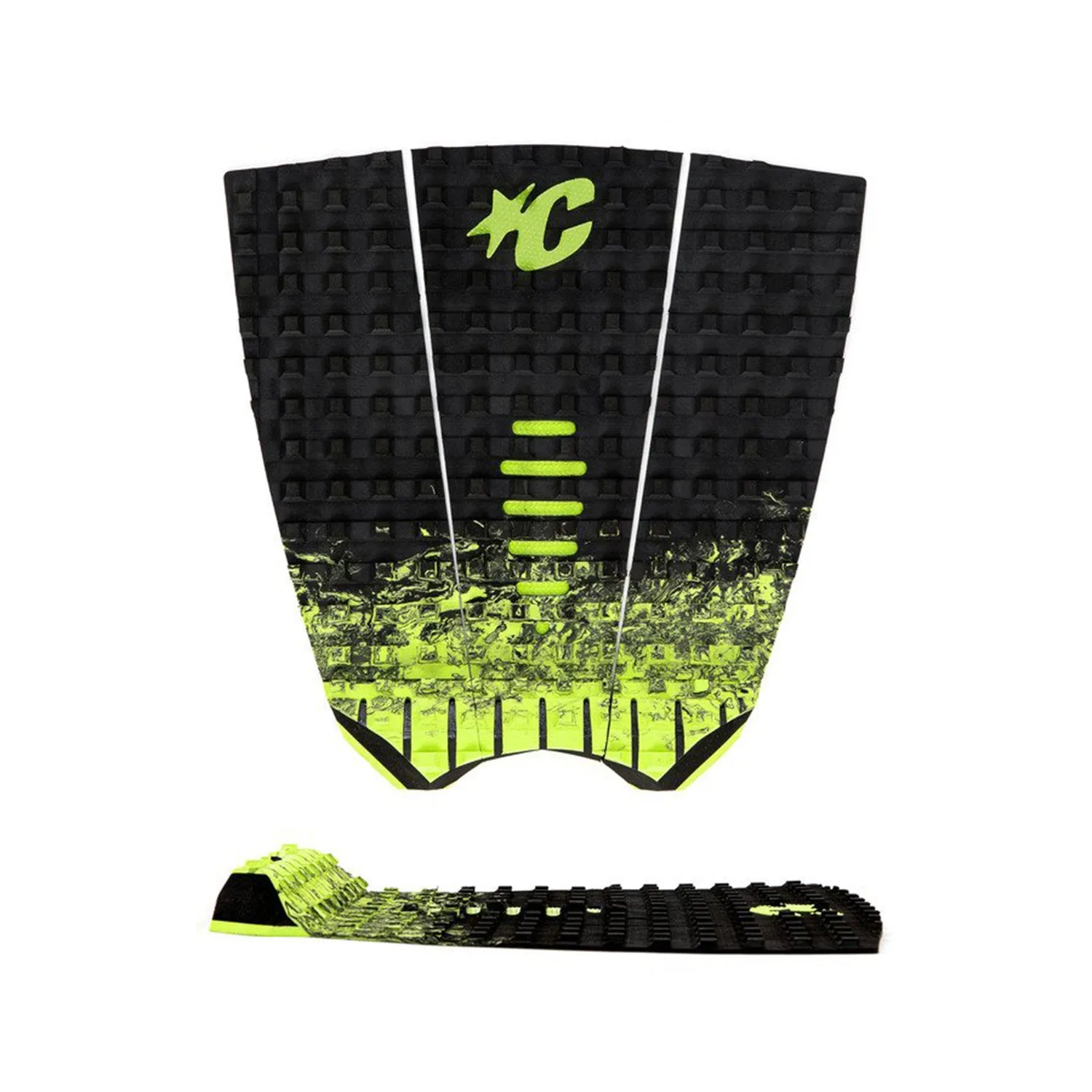 Creatures mick fanning : black fade lime