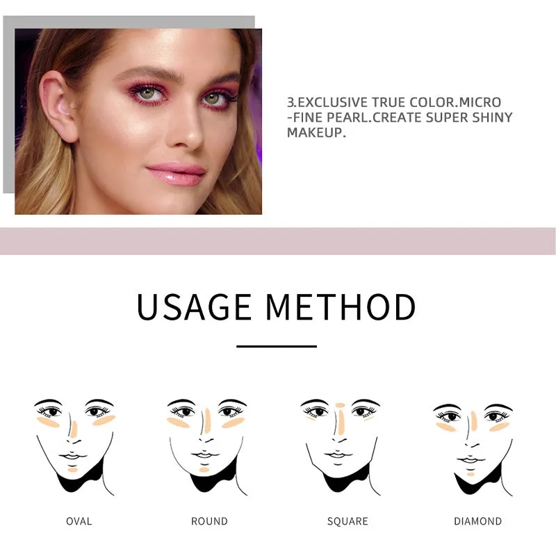 Diamond Highlighter Powder: Radiant, Long-lasting Makeup