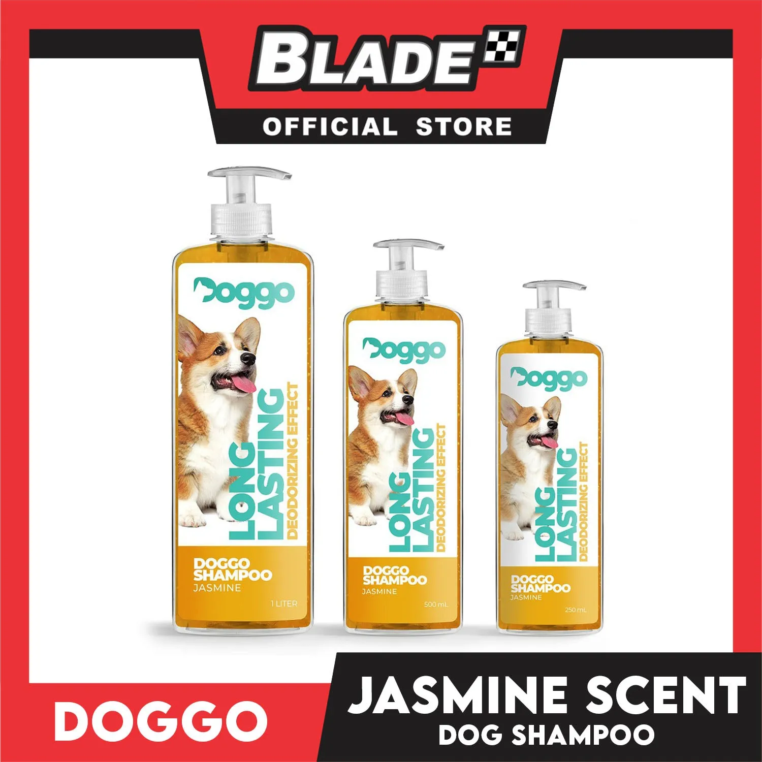 Doggo Shampoo Long Lasting Deodorizing Effect 250ml (Jasmine)