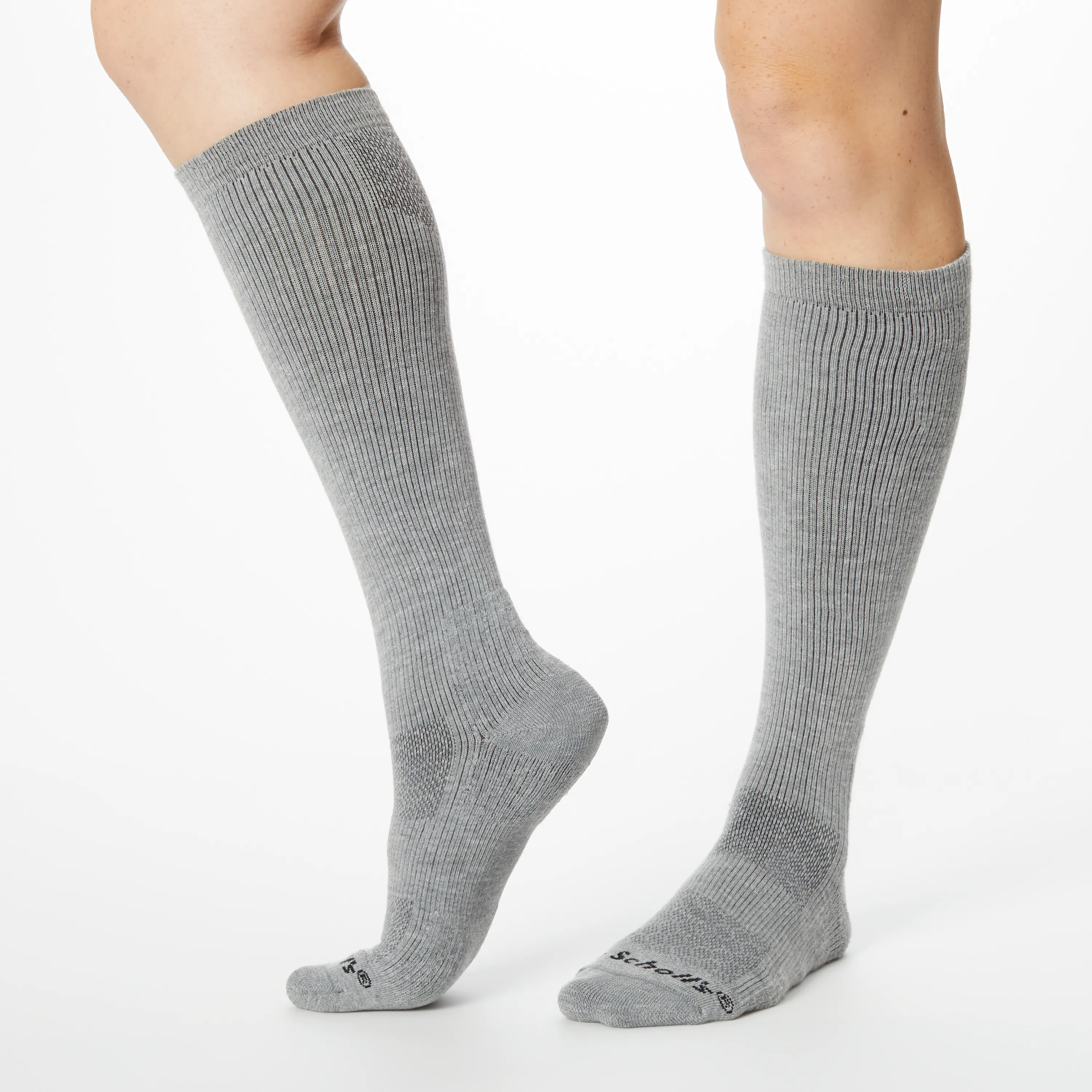 Dr. Scholl's Men's Work Graduated Compression Over The Calf Socks 3 Pair Pack