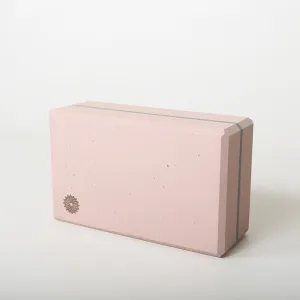 easyoga Eco Yoga Block (50D) - R22 Dry rose powder