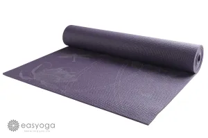 easyoga Premium Oriental Floral Yoga Mat - P0 Taro Purple