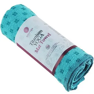 easyoga Titanium Yoga Hand Towel - B4 Blue Green