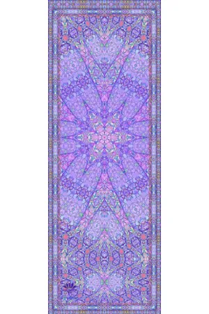 Eco Luxe Starburst Lilac Yoga Mat 3.5mm