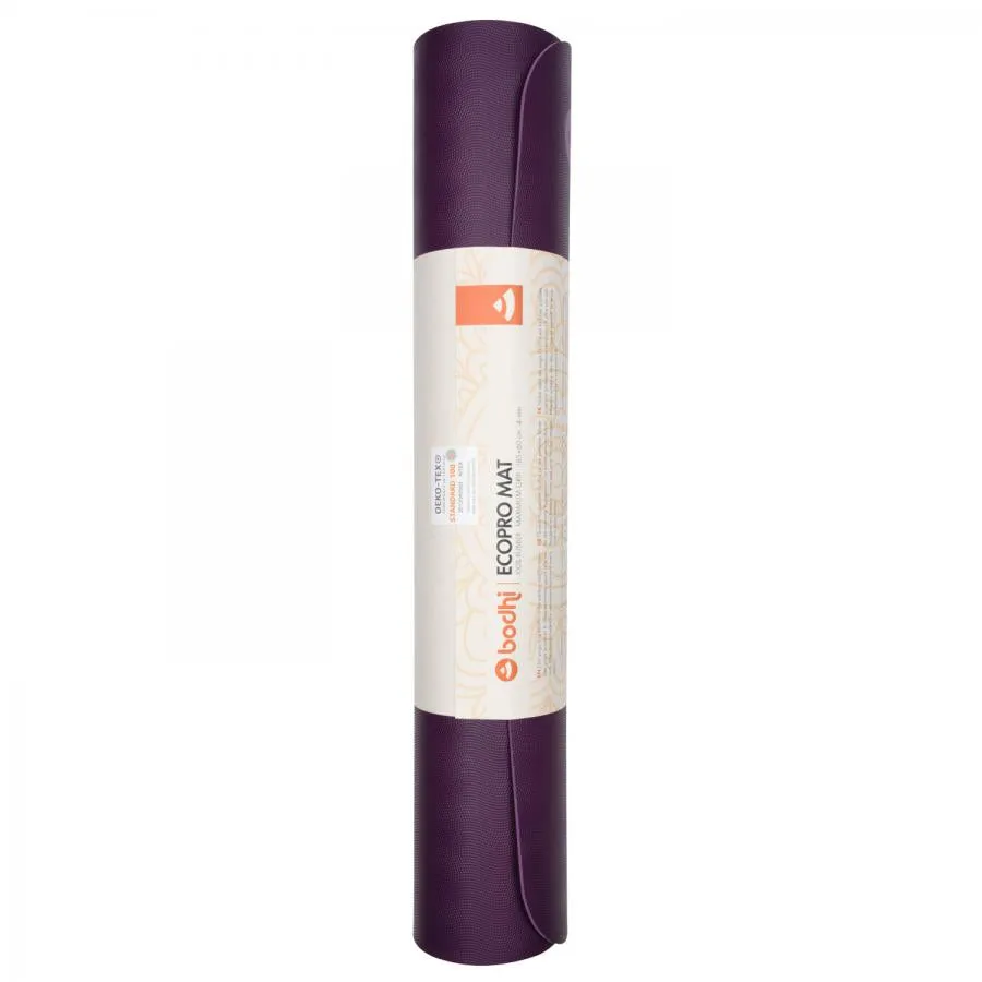 ECOPRO 4MM NATURAL RUBBER YOGA MAT