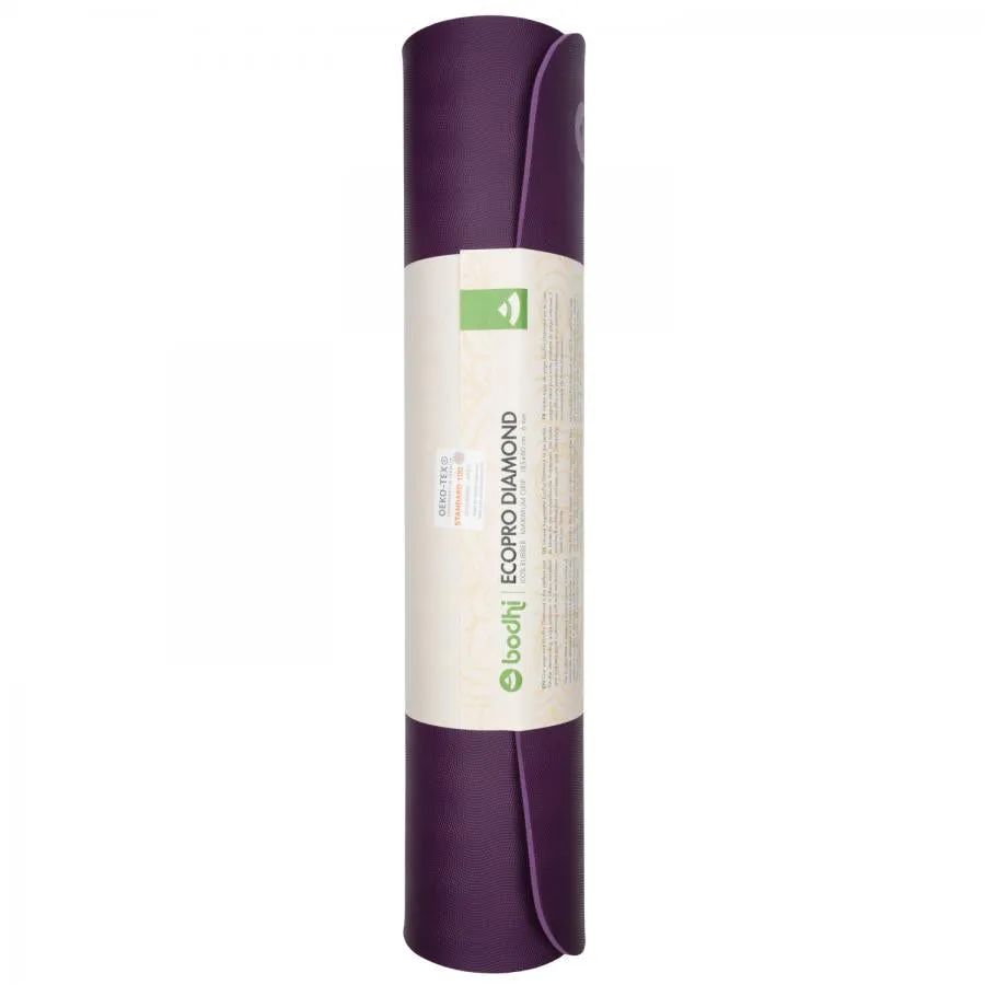 ECOPRO DIAMOND 6MM NATURAL RUBBER YOGA MAT