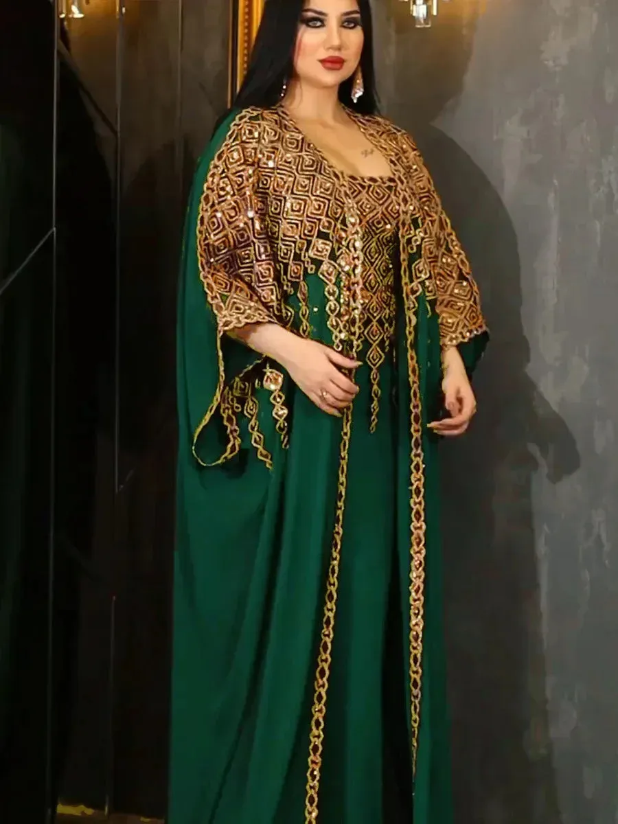 Eid 2 Piece Set with Inner Dress