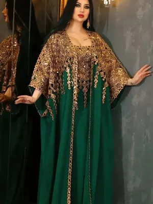 Eid 2 Piece Set with Inner Dress