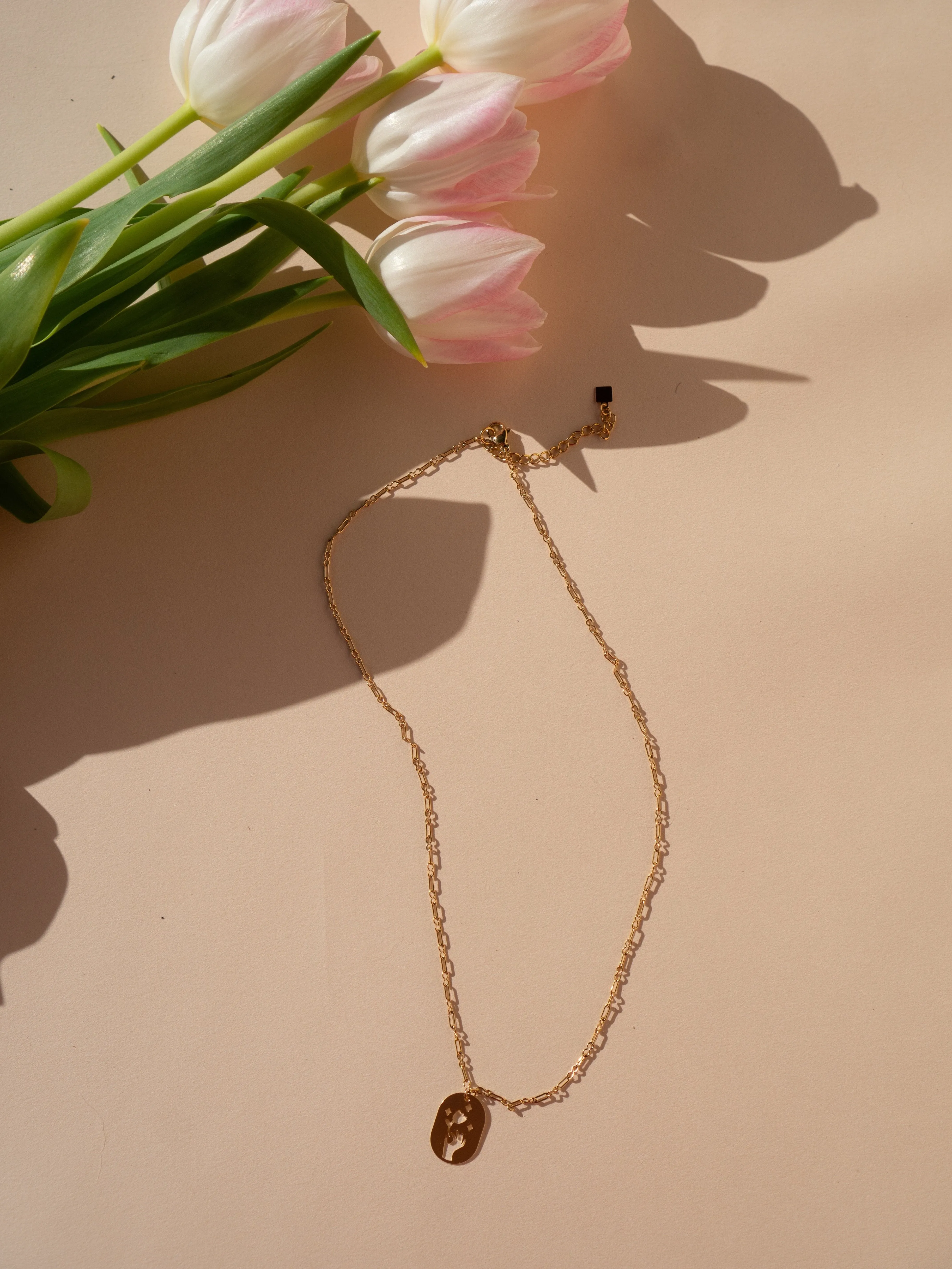 Flora in Stainless Steel Chain