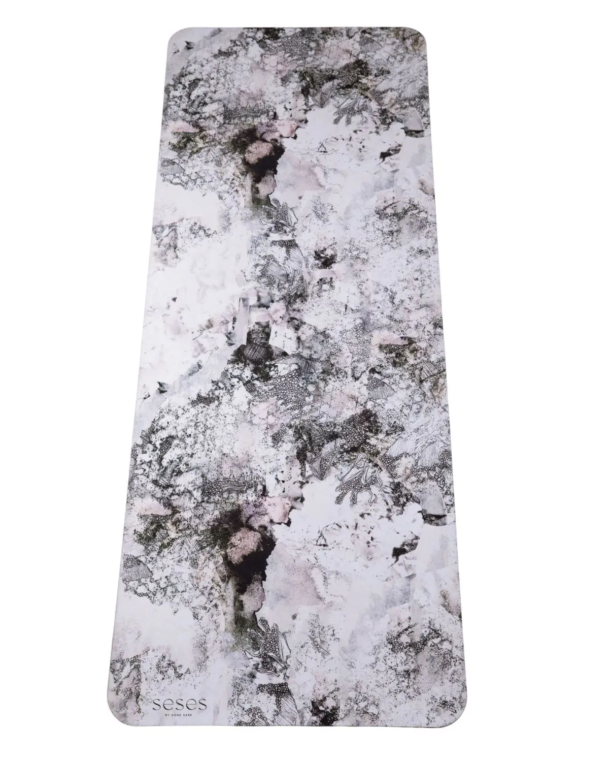 Flow Like Water Natural Rubber Yoga Mat