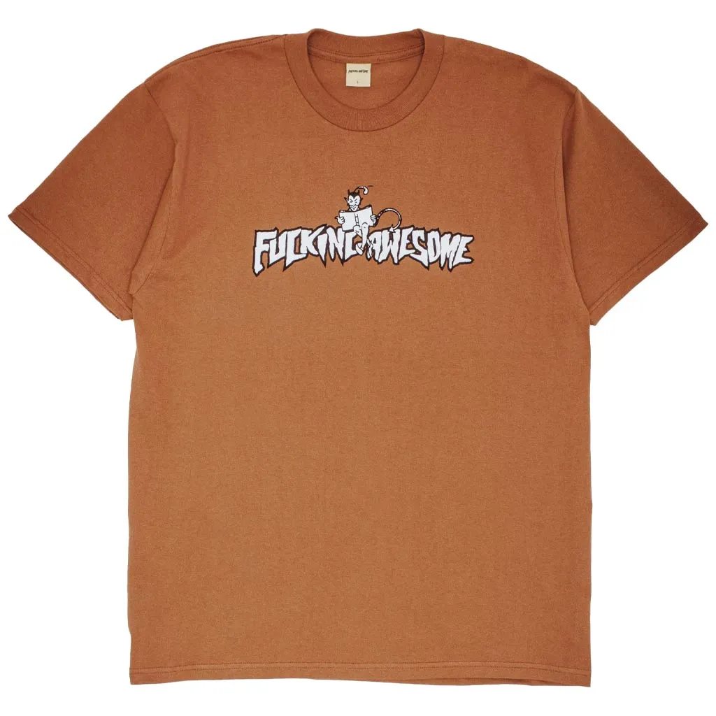 FUCKING AWESOME SAM HILL TEE - BROWN SUGAR