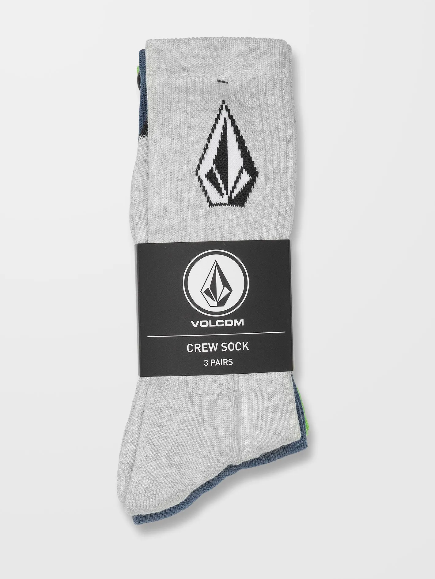 Full Stone Socks (3 Pack) - STONE BLUE