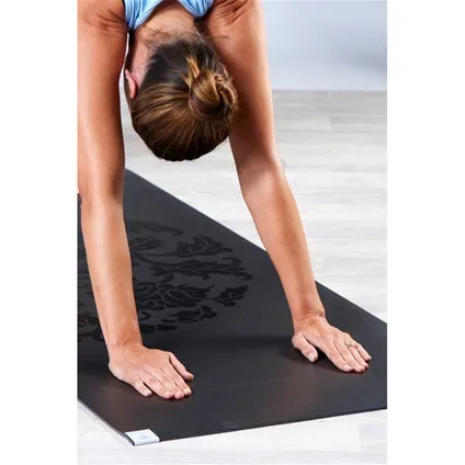 GAIAM DRY GRIP BLACK GREY YOGA MAT