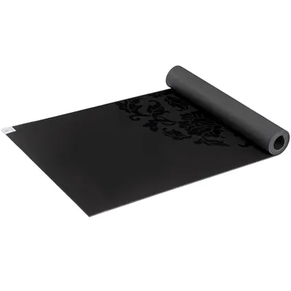 GAIAM DRY GRIP BLACK GREY YOGA MAT