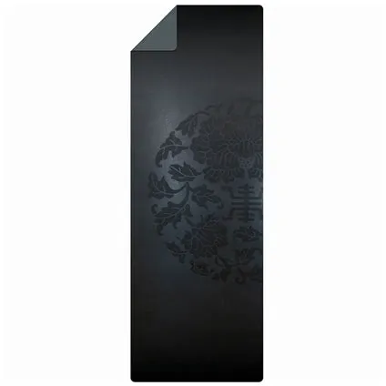 GAIAM DRY GRIP BLACK GREY YOGA MAT