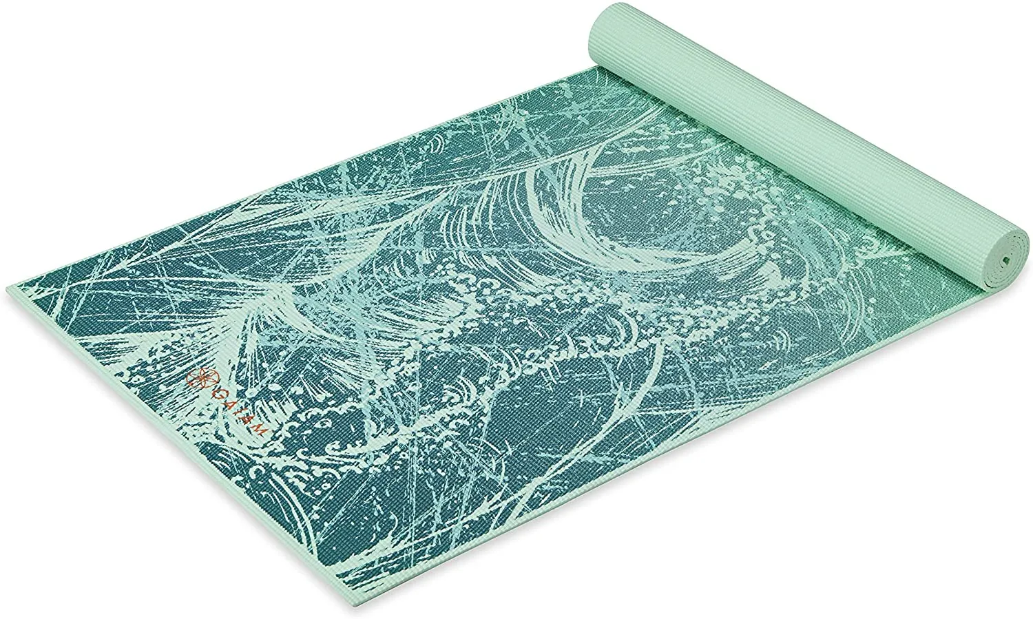 Gaiam Print Yoga Mat, Non Slip Exercise & Fitness Mat for All Types of Yoga, Pilates & Floor Exercises