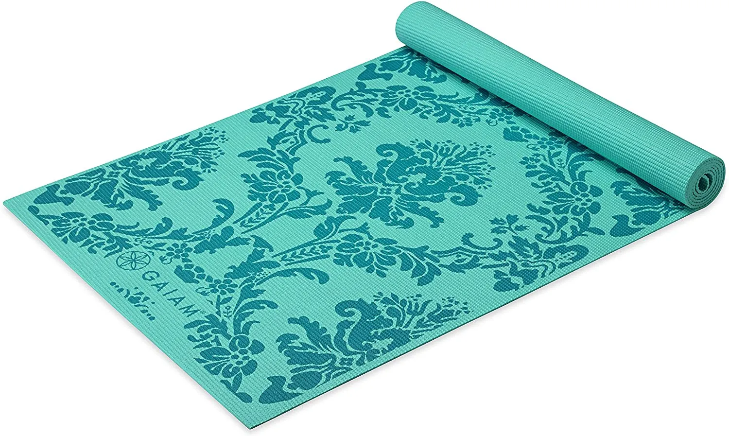 Gaiam Print Yoga Mat, Non Slip Exercise & Fitness Mat for All Types of Yoga, Pilates & Floor Exercises