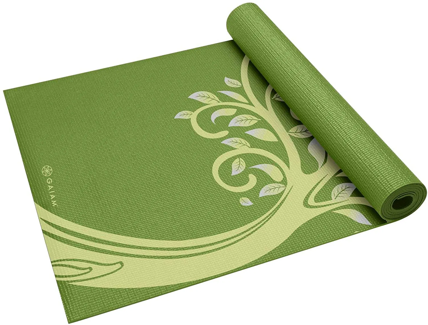 Gaiam Print Yoga Mat, Non Slip Exercise & Fitness Mat for All Types of Yoga, Pilates & Floor Exercises