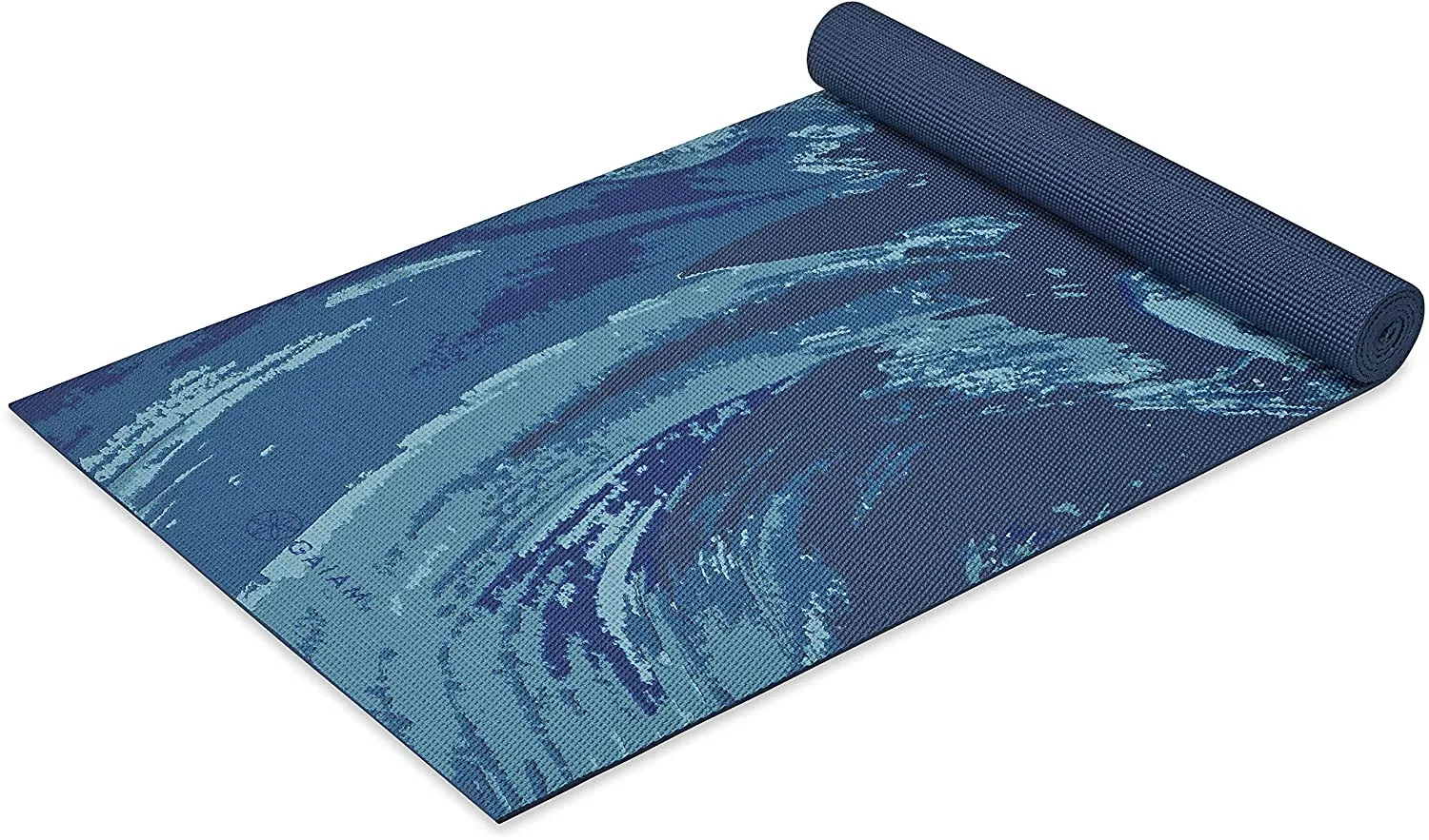 Gaiam Print Yoga Mat, Non Slip Exercise & Fitness Mat for All Types of Yoga, Pilates & Floor Exercises