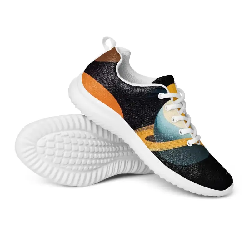 Get Fit in Athletic Shoes with Abstract Pattern