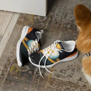Get Fit in Athletic Shoes with Abstract Pattern