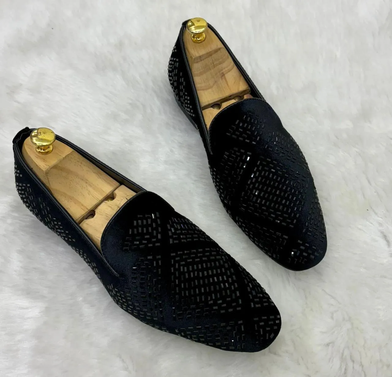 Glamorous & Comfortable Studded Moccasin Loafers -JonasParamount