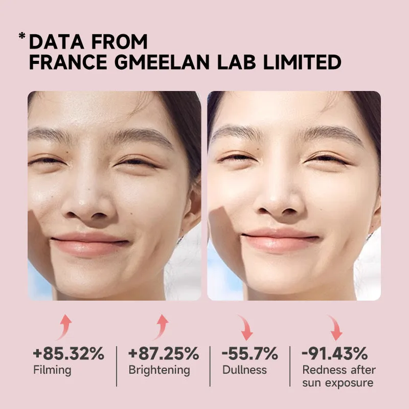 GMEELAN Rose Arbutin Brightening Sunscreen SPF50  PA     Long-lasting Protection 30g