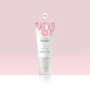 GMEELAN Rose Arbutin Brightening Sunscreen SPF50  PA     Long-lasting Protection 30g