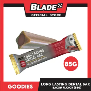 Goodies Long Lasting Dental Bar Dog Treats (Bacon Flavor) 85g