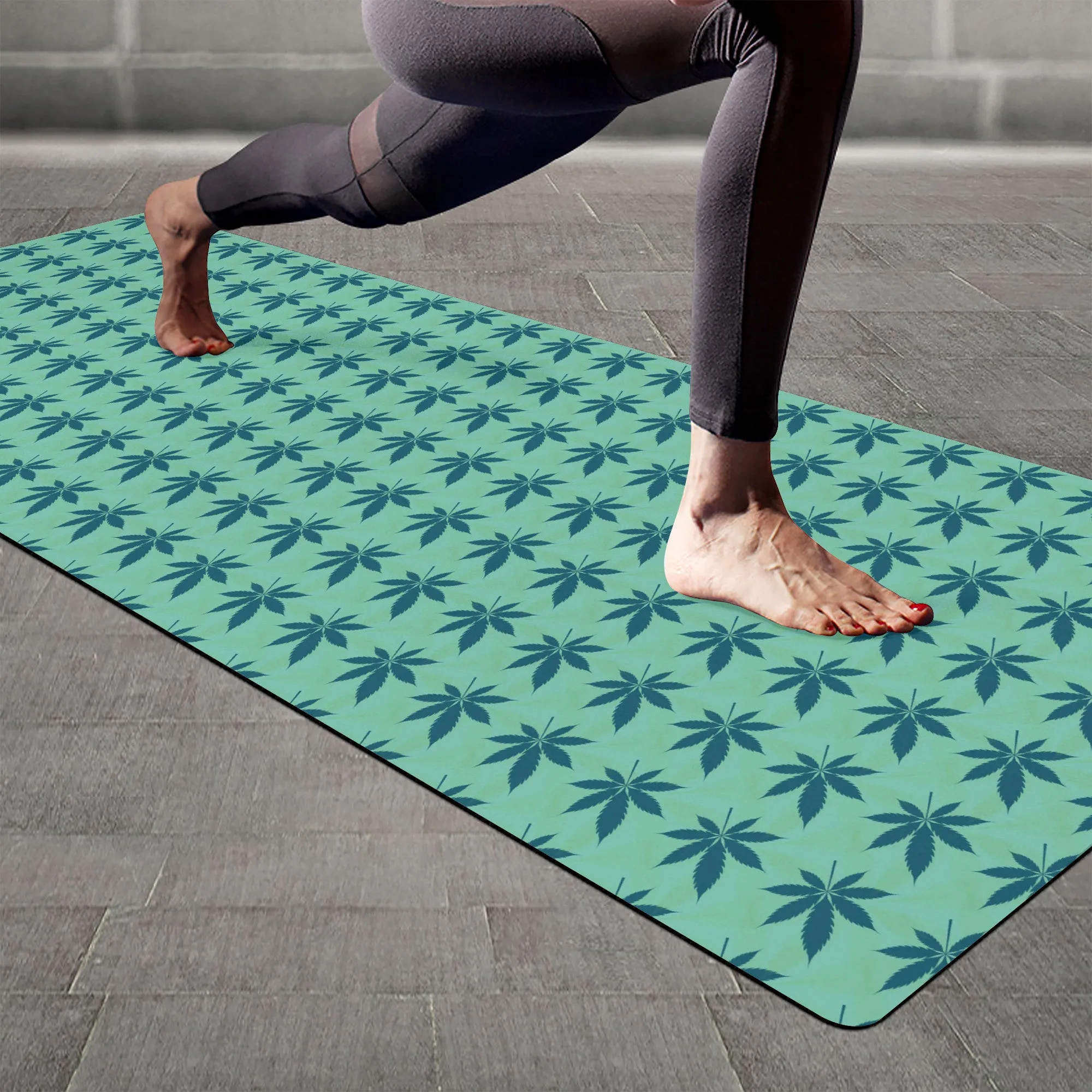 Green Yoga Mat