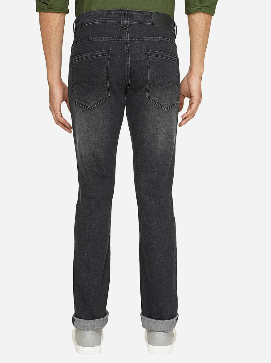 Grey Washed Narrow Fit Jeans | Greenfibre
