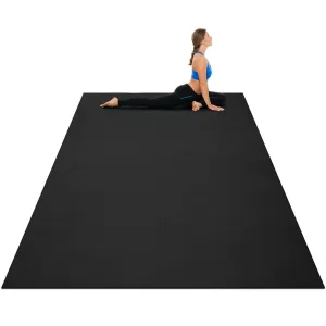 Gymax Large Yoga Mat 6' x 4' x 8 mm Thick Workout Mats