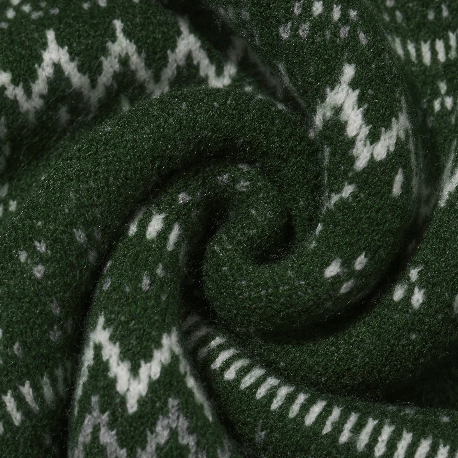 Helas Chalet Crew Knit Sweatshirt Green