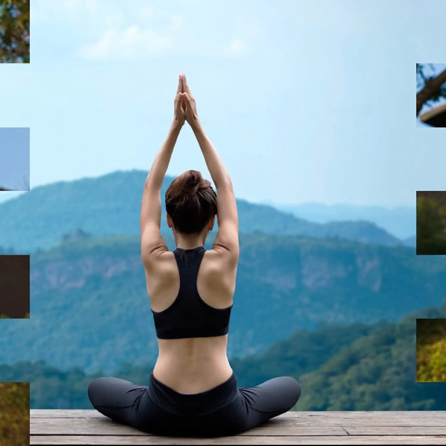 HemingWeigh 1 inch Thick Yoga Mat, Extra Thick, Non Slip Exercise Mat for Indoor and Outdoor Use, Black